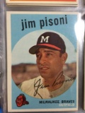 1959 Topps #259 Jim Pisoni Braves