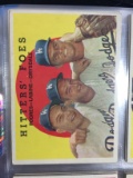 1959 Topps #262 Hitters Foes Podres - Labine - Don Drysdale