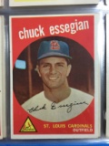 1959 Topps #278 Chuck Essegian Cardinals