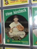 1959 Topps #284 Steve Korcheck Senators