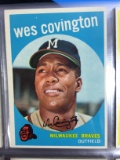 1959 Topps #290 Wes Covington Braves