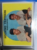 1959 Topps #291 Pitching Partners Ramos - Pascual Senators