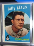 1959 Topps #299 Billy Klaus Orioles