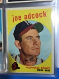 1959 Topps #315 Joe Adcock Braves