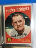 1959 Topps #318 Rocky Bridges Tigers