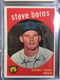 1959 Topps #331 Steve Boros Tigers