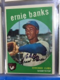 1959 Topps #350 Ernie Banks Cubs