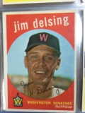 1959 Topps #386 Jim Delsing Senators