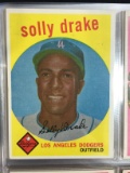 1959 Topps #406 Solly Drake Dodgers