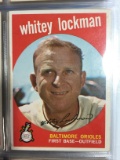 1959 Topps #411 Whitey Lockman Orioles