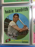 1959 Topps #422 Hobie Landrith Giants