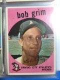 1959 Topps #423 Bob Grim Athletics