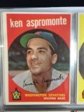 1959 Topps #424 Ken Aspromonte Senators
