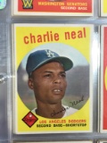 1959 Topps #427 Charlie Neal Dodgers