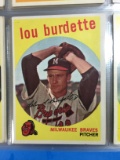 1959 Topps #440 Lou Burdette Braves