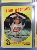 1959 Topps #449 Tom Gorman Athletics