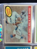 1959 Topps #469 Hustler Ernie Banks Wins MVP Award