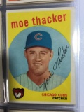 1959 Topps #474 Moe Thacker Cubs