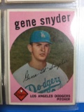 1959 Topps #522 Gene Snyder Dodgers