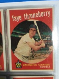 1959 Topps #534 Faye Thronberry Senators