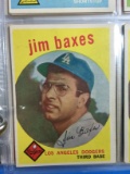 1959 Topps #547 Jim Baxes Dodgers