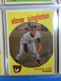 1959 Topps #548 Elmer Singleton Cubs