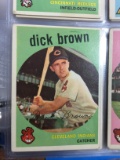 1959 Topps #61 Dick Brown Indians