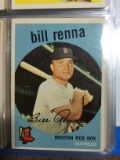 1959 Topps #72 Bill Renna Red Sox