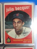 1959 Topps #93 Julio Becquer Senators