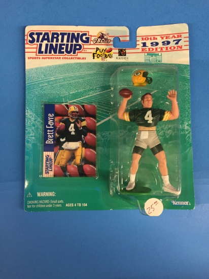 1997 Starting Lineup Brett Favre Green Bay Packers - New In Package