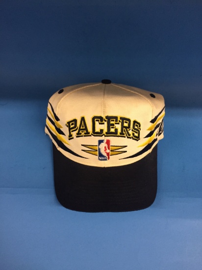 Vintage Logo Athletics Indiana Pacers Basketball Snapback Hat