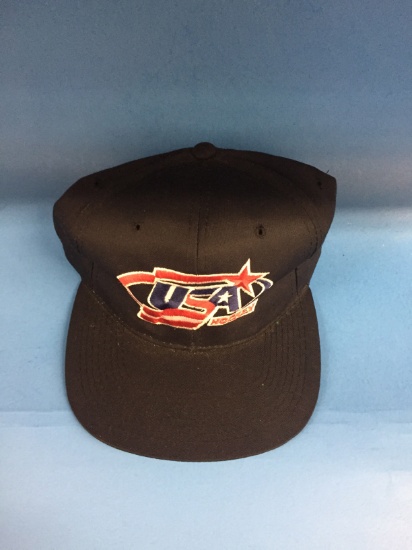 Vintage New Era Team USA Hockey Snapback Hat