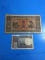 2 Count Lot of Vintage Unresearched Foreign Currency Notes Bills