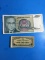 2 Count Lot of Vintage Unresearched Foreign Currency Notes Bills