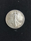 1942-S United States Walking Liberty Silver Half Dollar - 90% Silver Coin