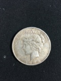 1923-D United States Silver Peace Dollar - 90% Silver Coin