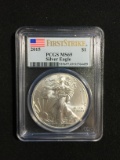 First Strike 2015 U.S. 1 Troy Ounce .999 Fine Silver American Eagle Bullion - PCGS MS69