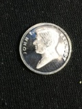 1 Gram .999 Fine Silver President John F. Kennedy Silver Bullion Round Coin