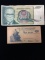 2 Count Lot of Vintage Foreign Currency Bill Notes