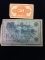 2 Count Lot of Vintage Foreign Currency Bill Notes