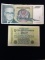 2 Count Lot of Vintage Foreign Currency Bill Notes