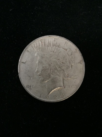 1923 United States Peace Silver Dollar - 90% Silver Coin