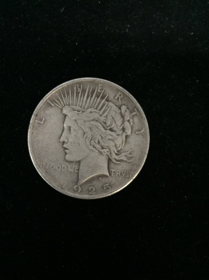 1925 United States Peace Silver Dollar - 90% Silver Coin