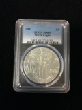 PCGS MS69 1987 American Silver Eagle 1 Ounce .999 Silver Coin
