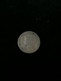 1944 United States Mercury Dime - 90% Silver Coin