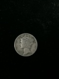 1945 United States Mercury Dime - 90% Silver Coin