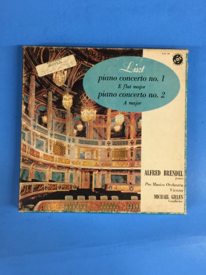 Liszt Piano Concerto 1 & 2 - Alfred Brendel on Piano - Reel to Reel