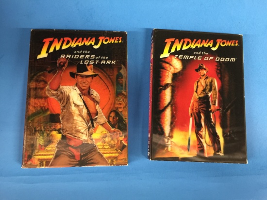 2 Movie Lot: HARRISON FORD: Indiana Jones - Raiders of the Lost Ark & Temple of Doom DVD