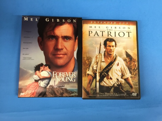 2 Movie Lot: MEL GIBSON: The Patriot & Forever Young DVD