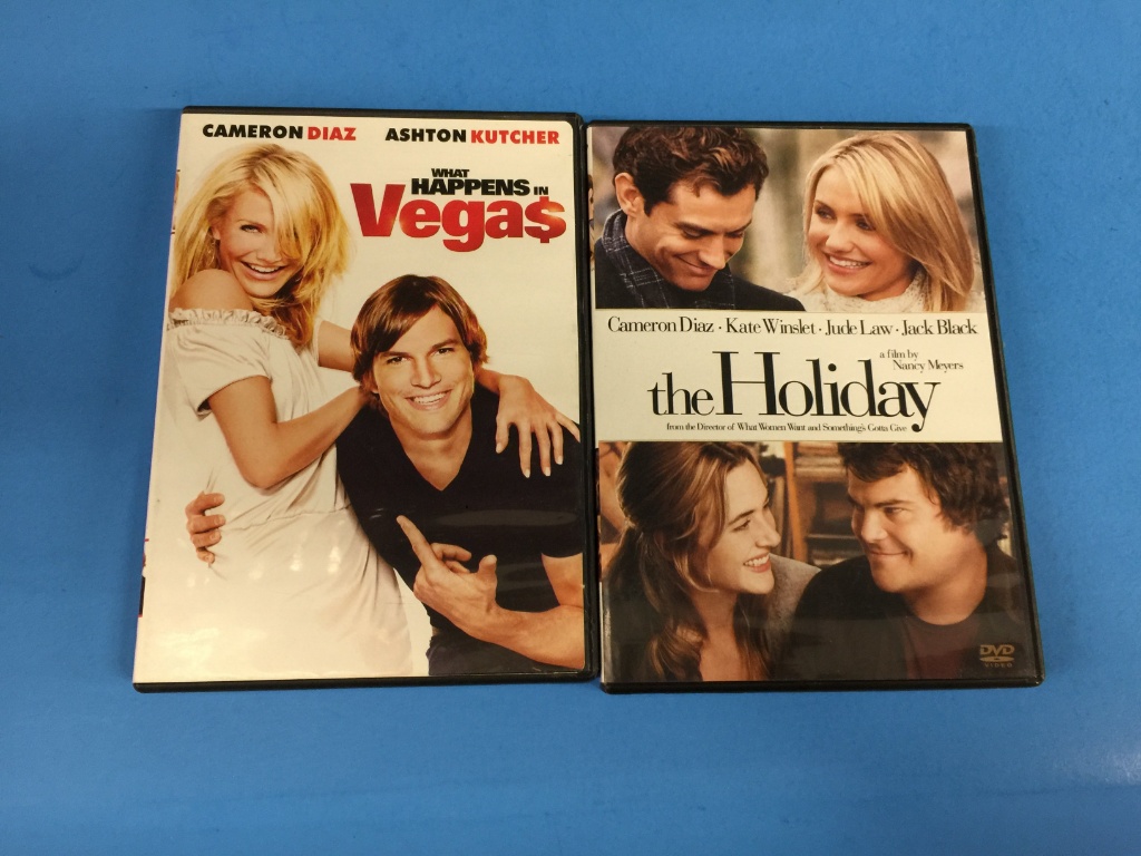 2 Movie Lot: CAMERON DIAZ: The Holiday & What Happens In Vegas DVD |  Computers & Electronics TV, Video & Audio Other TV, Video & Audio | Online  Auctions | Proxibid